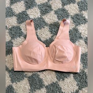 HONEYLOVE Soft Form Beige V-Neck Bra Comfort Lined Size Large